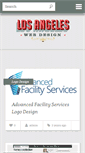 Mobile Screenshot of angeleswebdesign.com